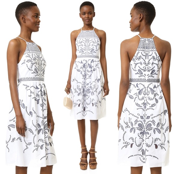 P A R K E R : “Alana” Eyelet Midi Cotton Dress - Picture 5 of 8